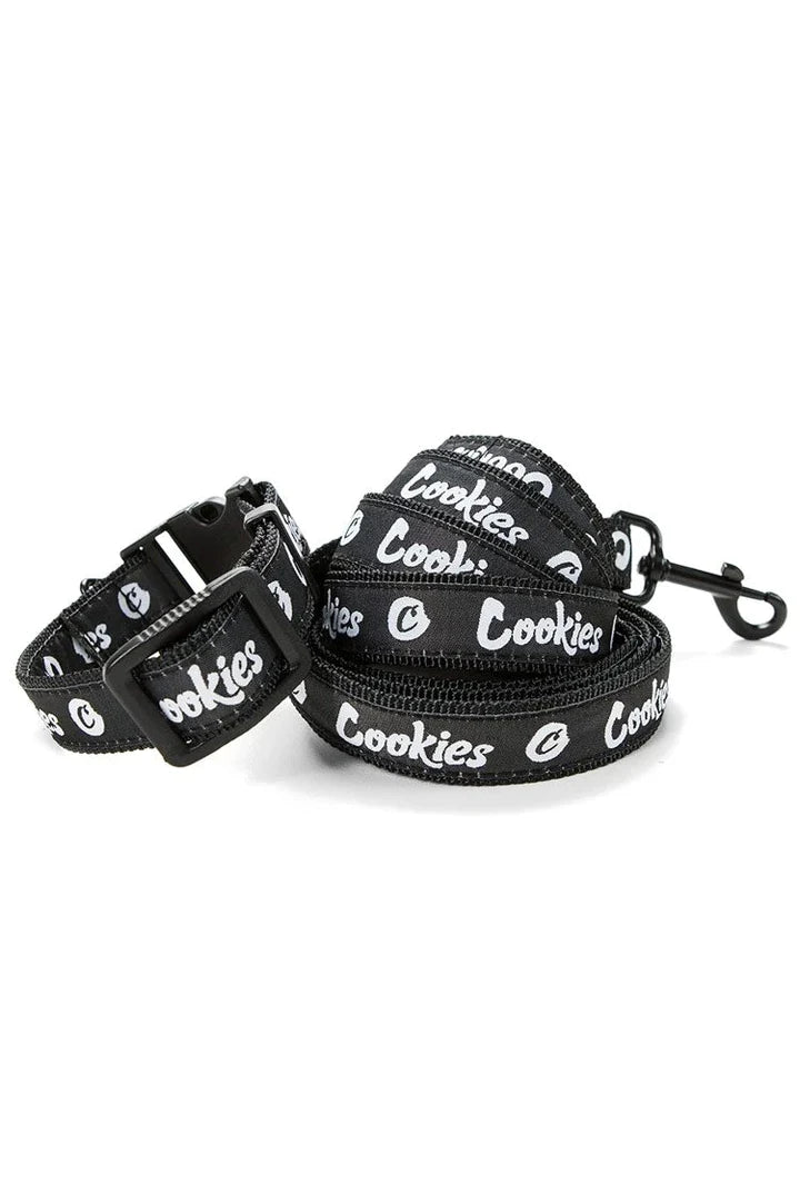 Cookies Dog Leash and Collar Original Mint Nylon