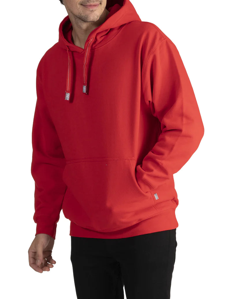 Pro Club Men's Heavyweight Pullover Fleece Hoodie red , blue