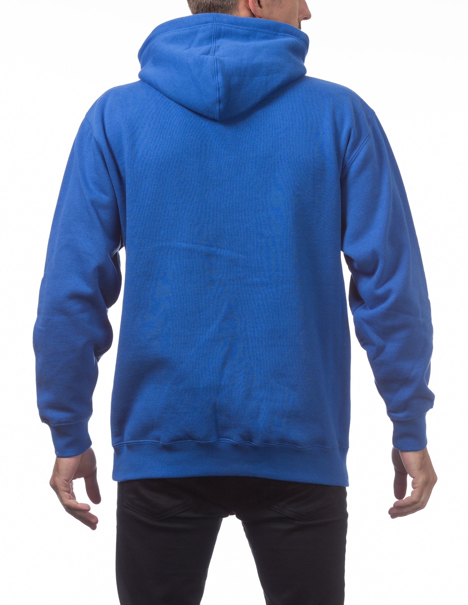 Pro Club Men's Heavyweight Pullover Fleece Hoodie red , blue