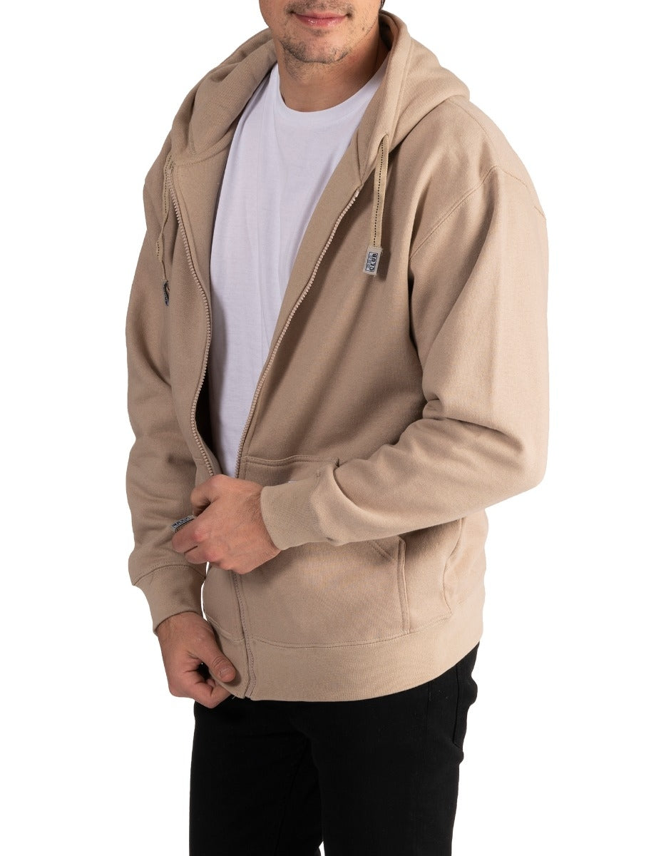 Live Pro Club Men's Hoodie with  Full Zip, Front Pockets,