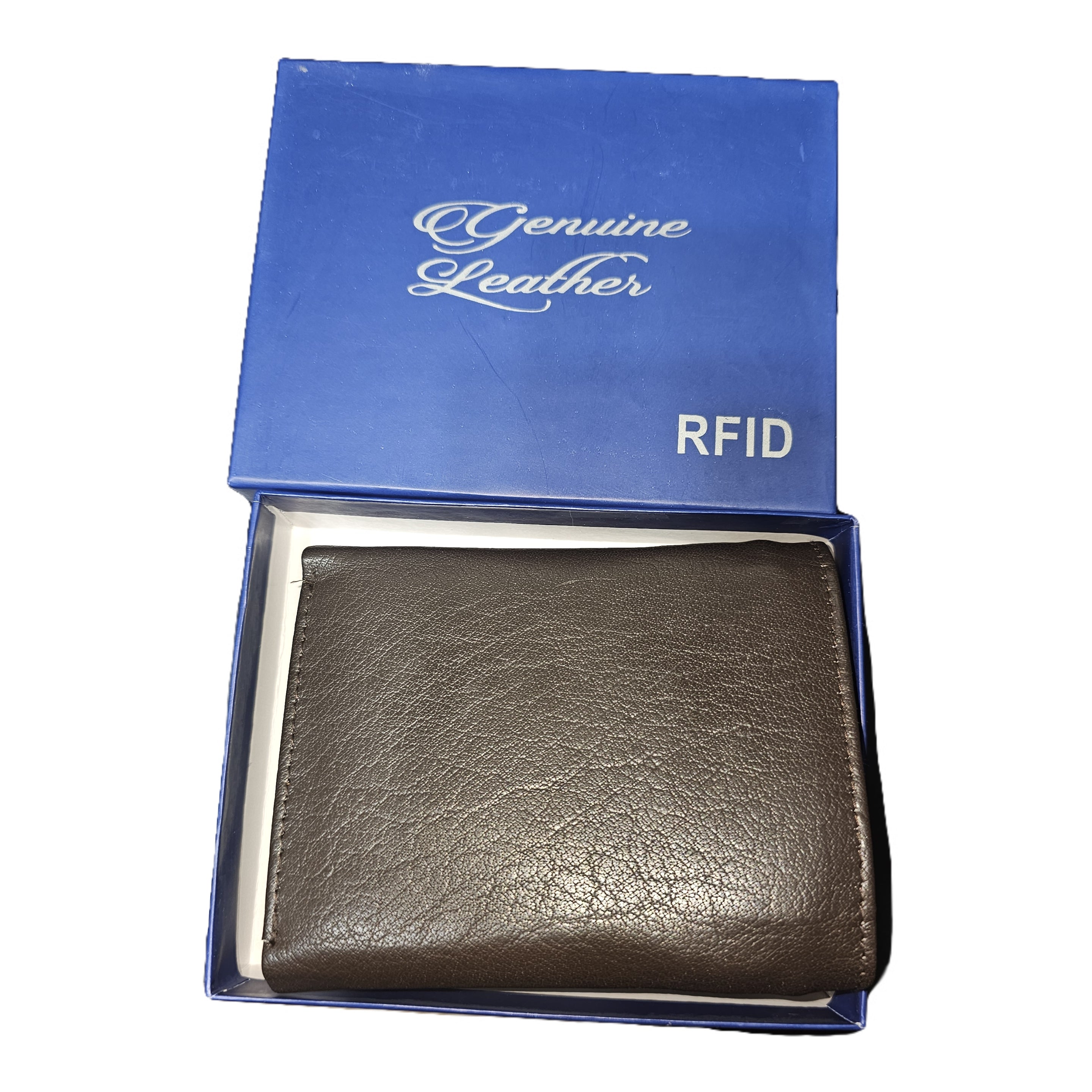 RFID Wallet Genuine Leather with 2 zipper made in India