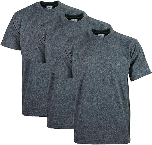 3 Pack Pro Club Men's Heavyweight Short Sleeve T-Shirt