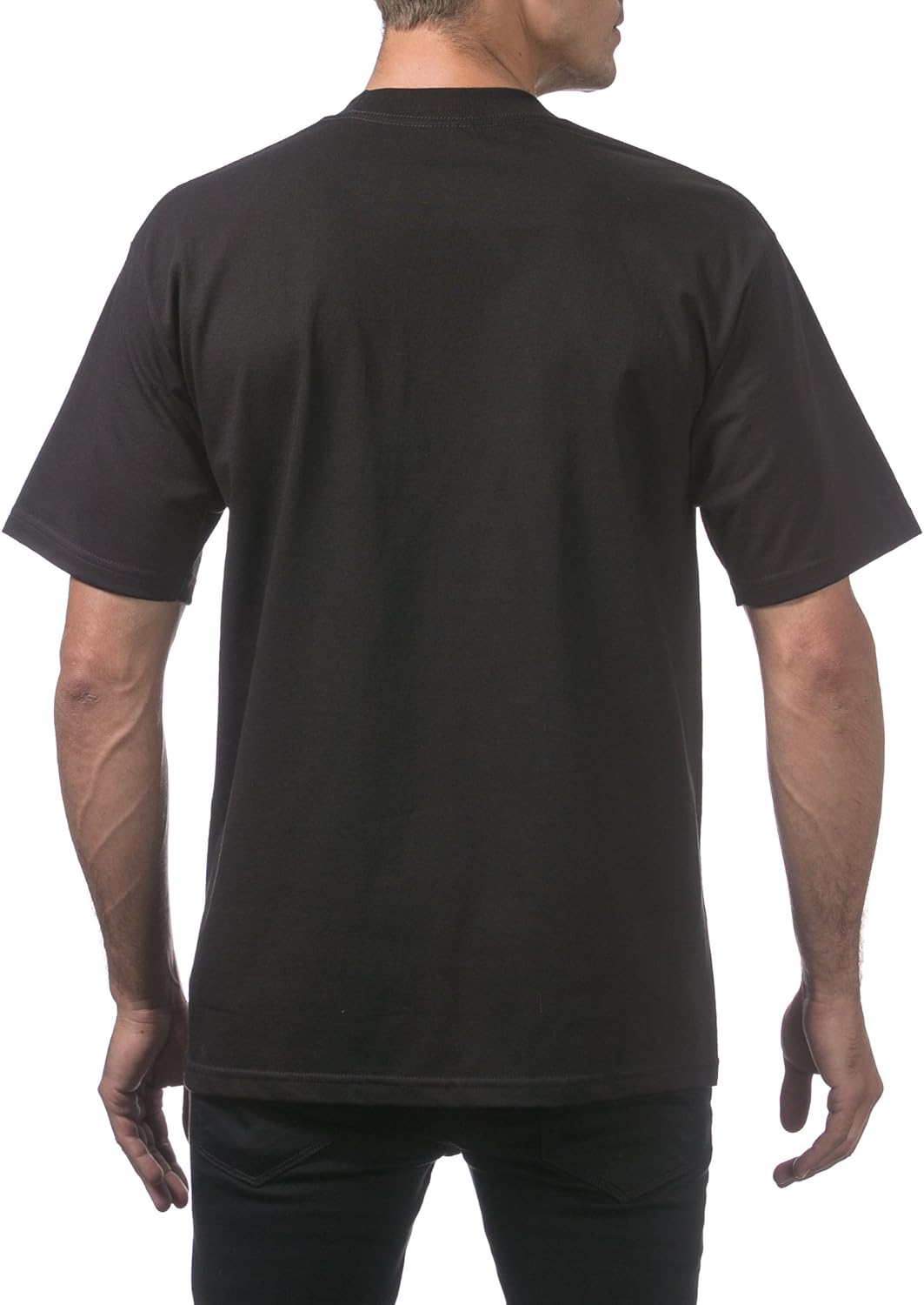 12 Pack Pro Club Men's Heavyweight Short Sleeve T-Shirt