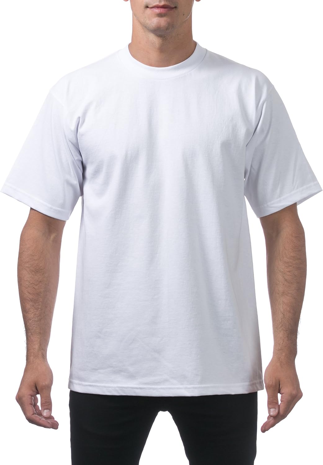 5 Pack Pro Club Men's Heavyweight Short Sleeve T-Shirt