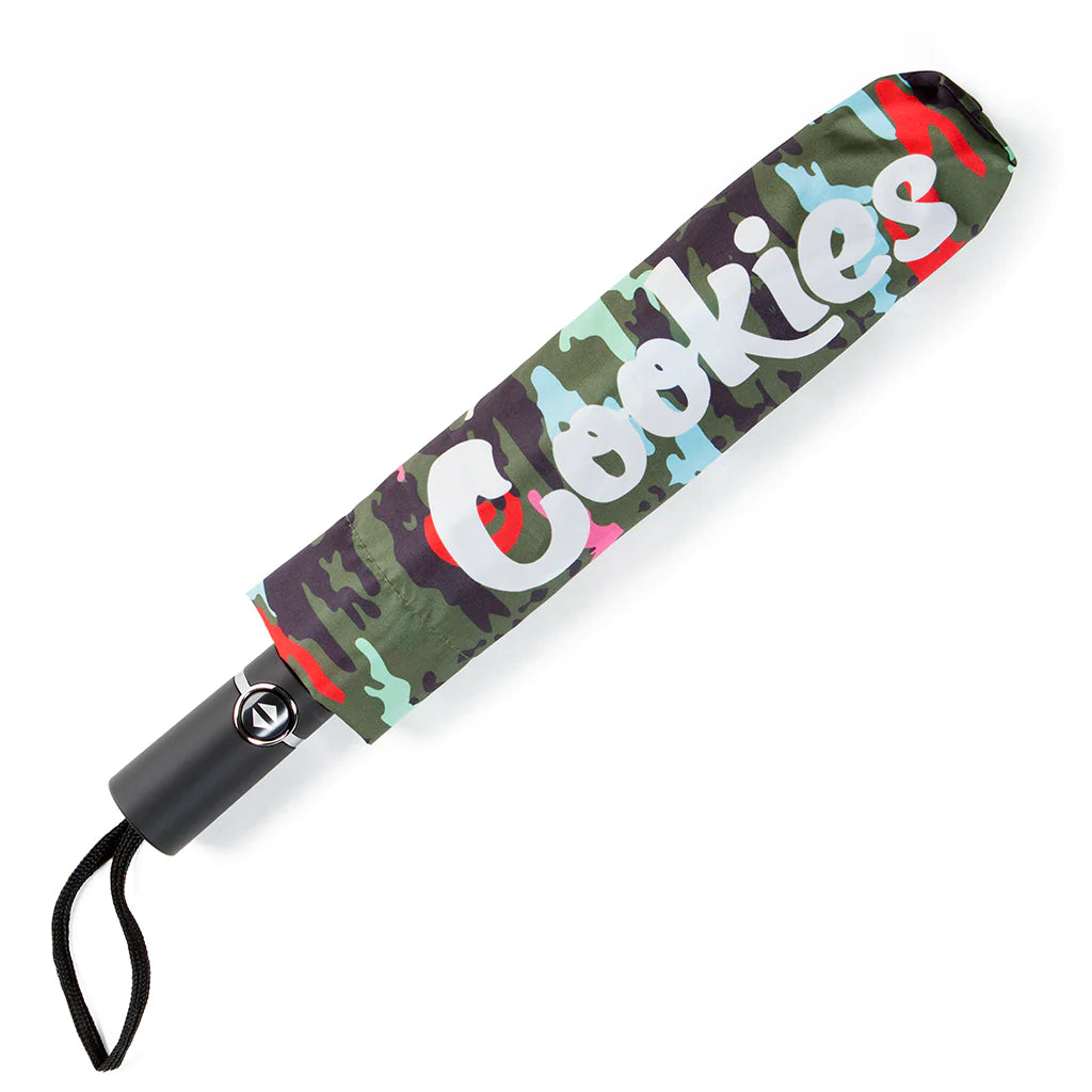 COOKIES ORIGINAL MINT PRINTED LOGO POLYESTER UMBRELLA