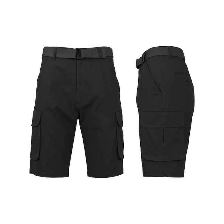 3-Pack Men's Cotton Cargo Shorts with Belt - Soft Stretch Outdoor Cargo Shorts with 6 Pockets