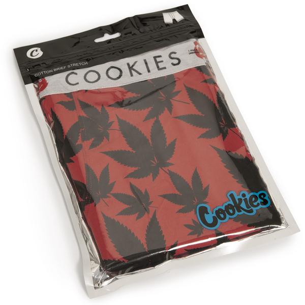 Men's Soft Cotton Boxer Briefs with Leaf Pattern, Cookies Available in Sizes S- XL - Menswear