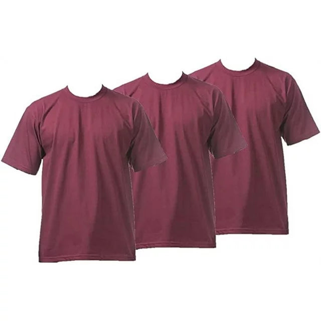 3 Pack Pro Club Men's Heavyweight Short Sleeve T-Shirt