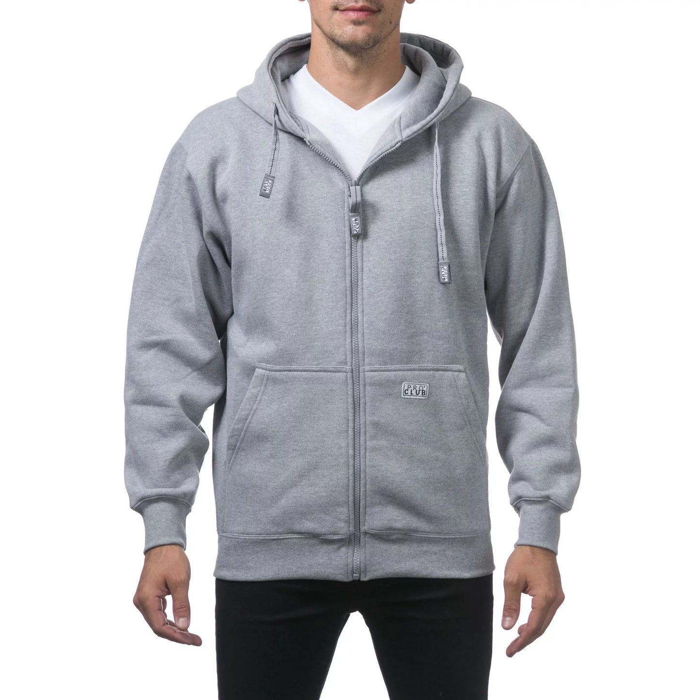 Live Pro Club Men's Hoodie with  Full Zip, Front Pockets,