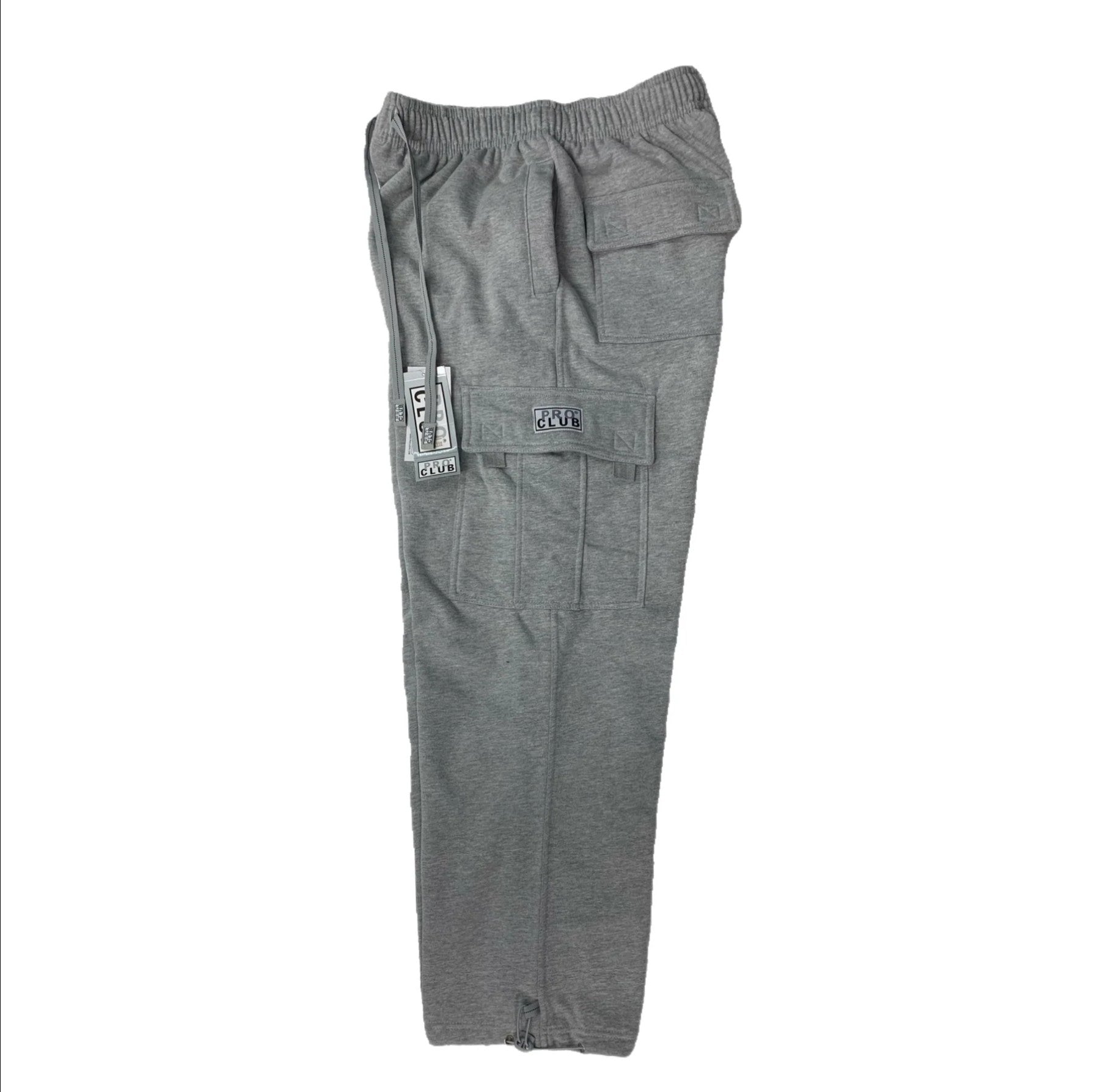 Pro Club Men's Cargo Sweatpants Cotton Casual SSK Menswear Pocket