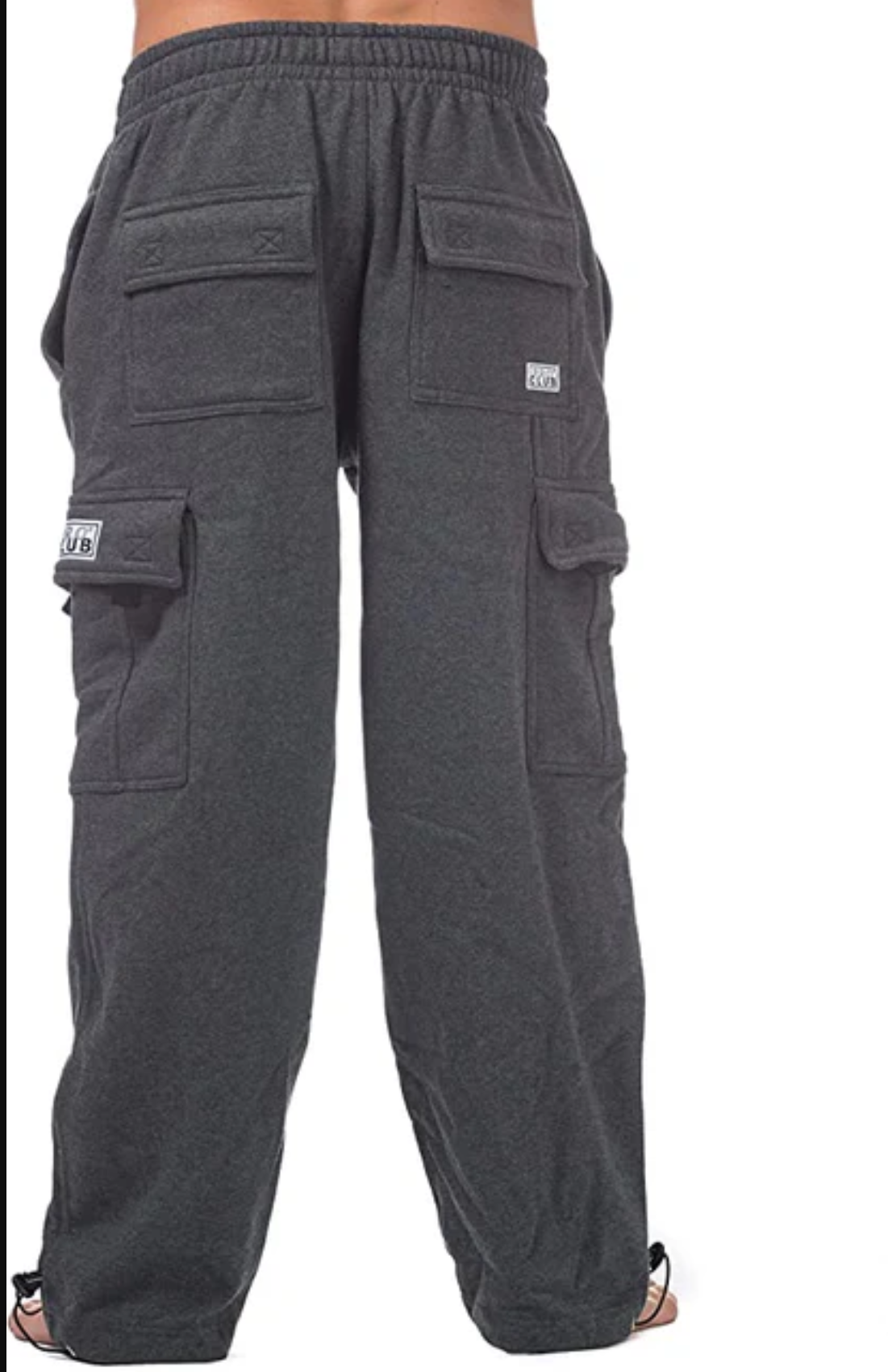 Pro Club Men's Cargo Sweatpants Cotton Casual Menswear Pocket