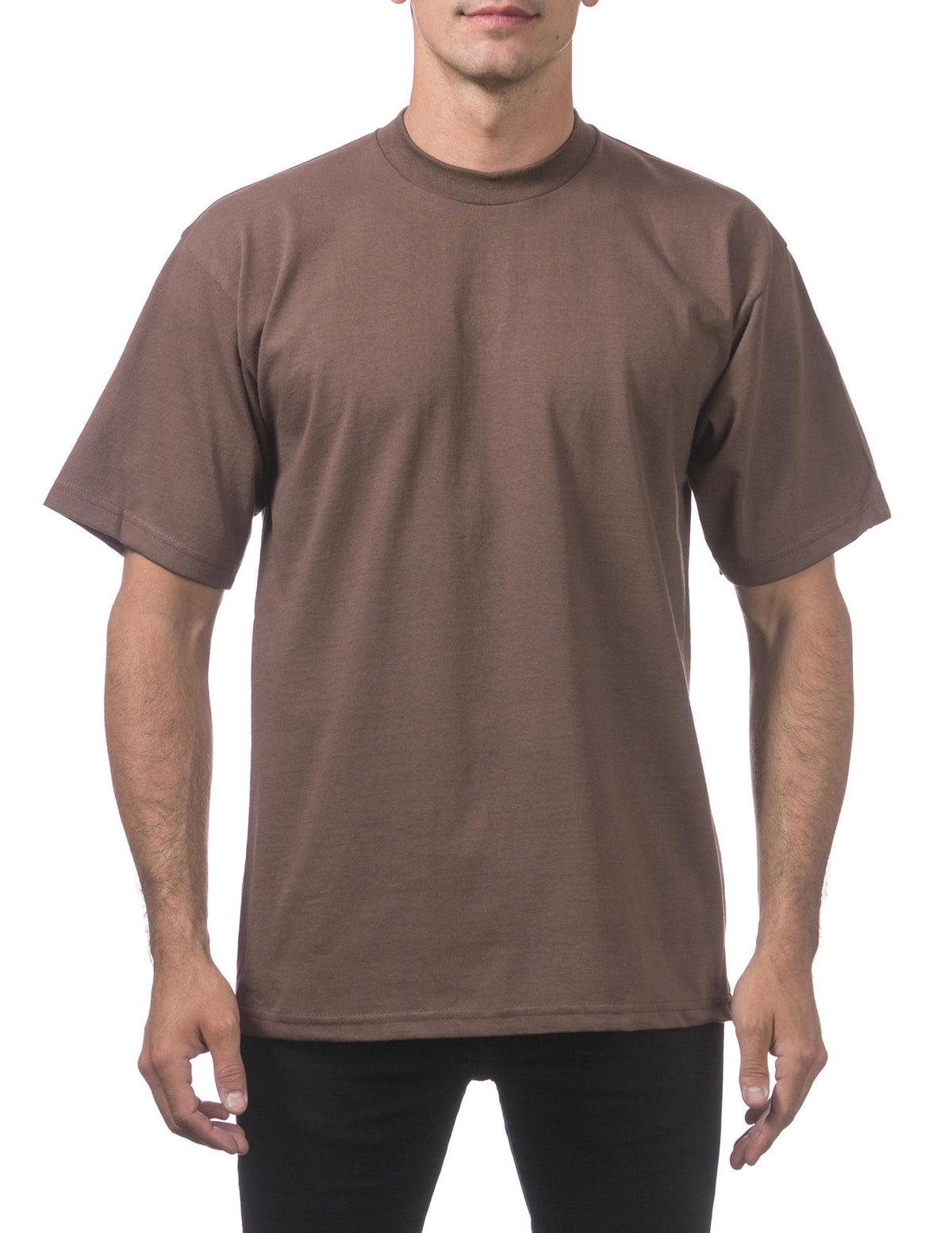 Pro Club Men's 3-Pack Heavyweight Cotton Short Sleeve Crew Neck T-Shirts - Soft, Plain, Cold Wash, Streetwear Outfits Everyday Basics Clothing Tops