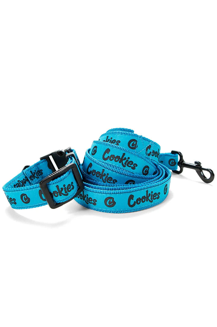 Cookies Dog Leash and Collar Original Mint Nylon