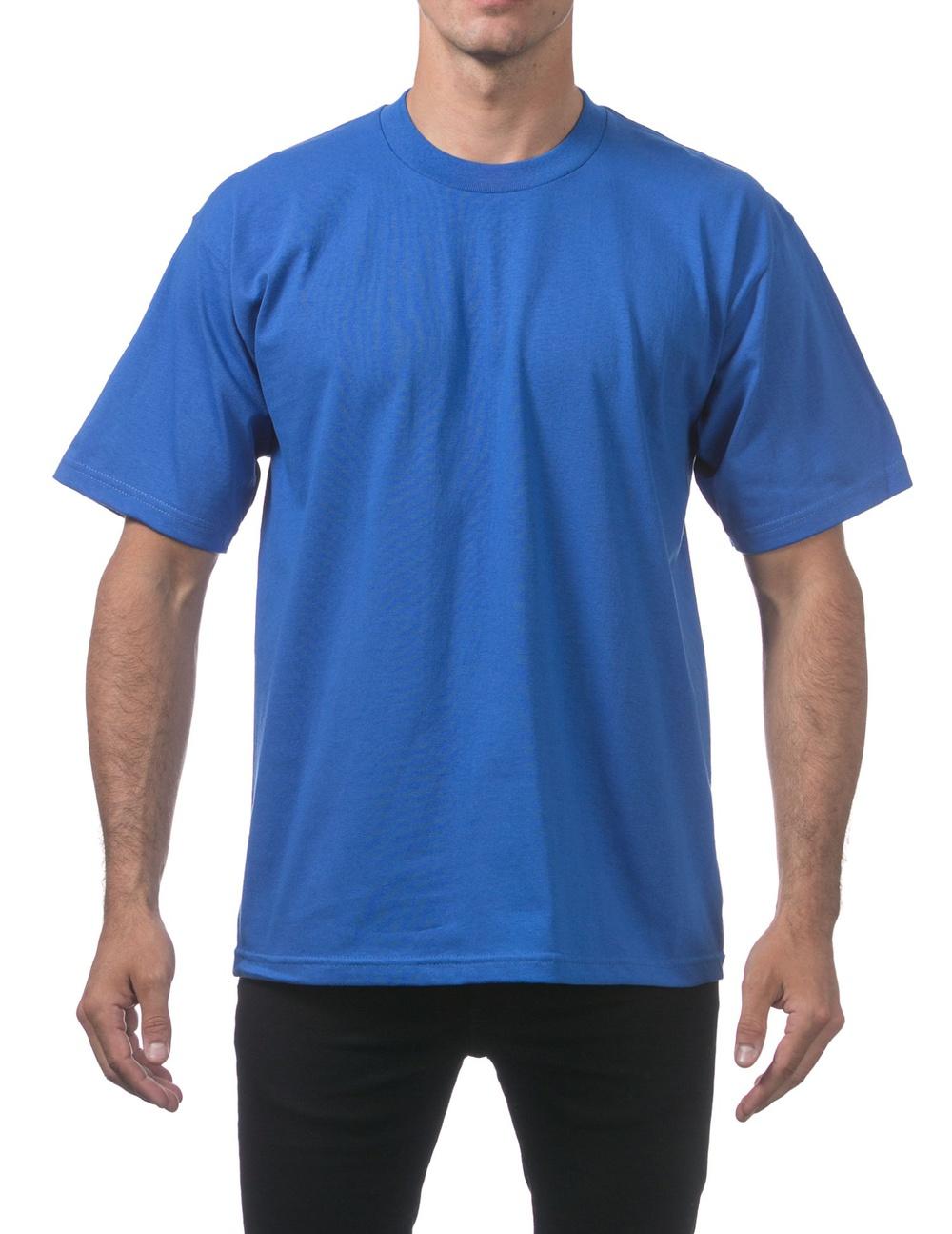 Pro Club Men's 3-Pack Heavyweight Cotton Short Sleeve Crew Neck T-Shirts - Soft, Plain, Cold Wash, Streetwear Outfits Everyday Basics Clothing Tops