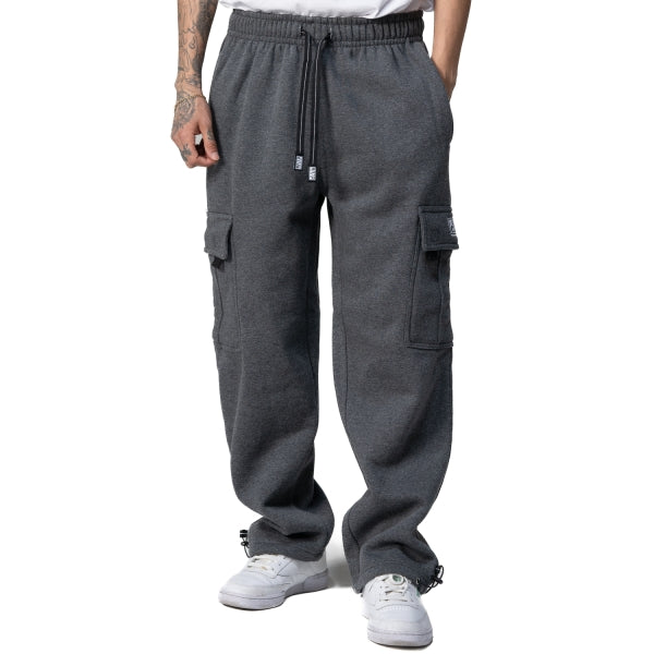 Pro Club Men's Cargo Sweatpants Cotton Casual Menswear Pocket