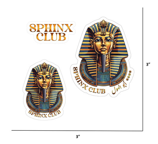 Customize Your Gear with Sphinx  Stickers, Pack of 3 Different Designs 3inc x 3inc