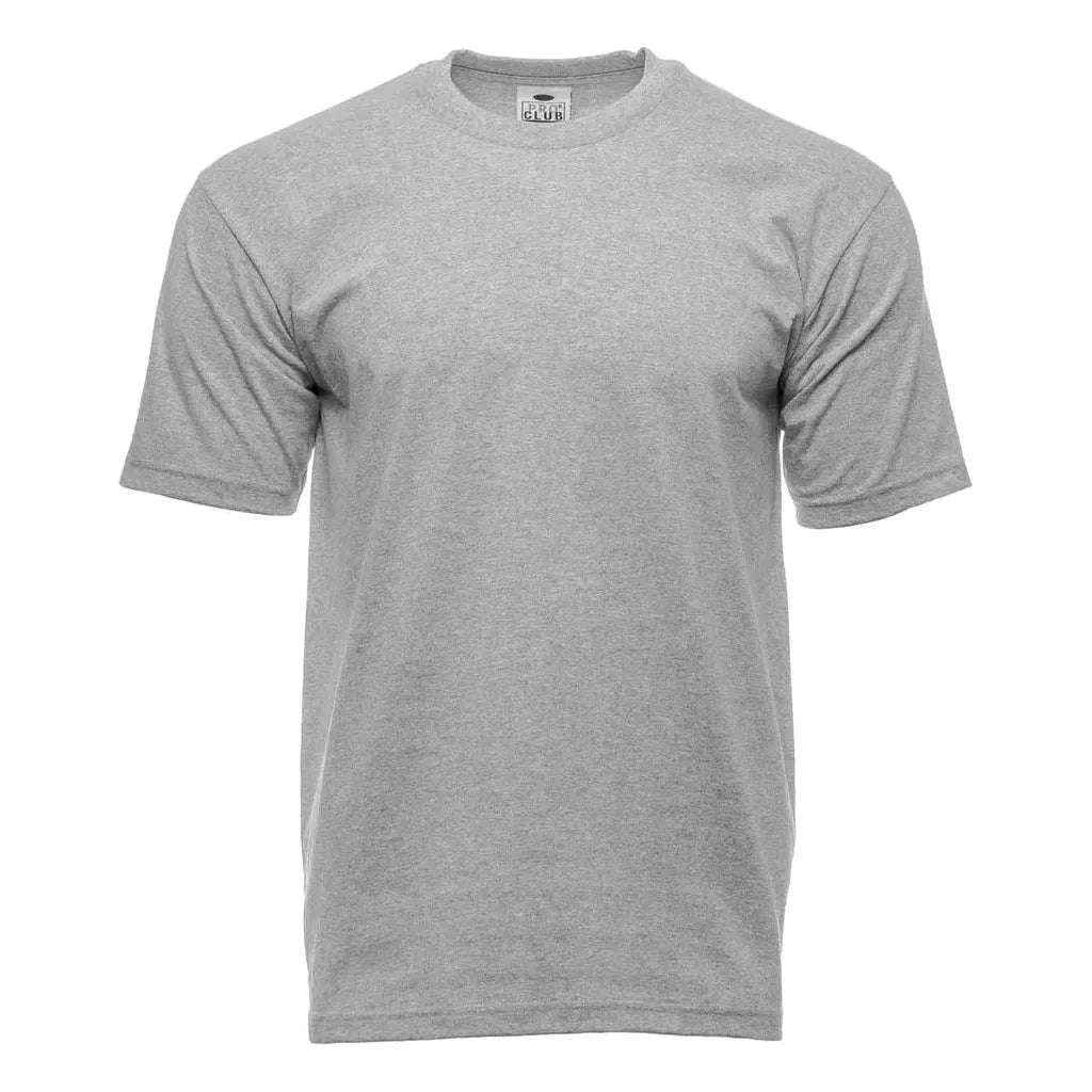 Pro Club Heavyweight T-Shirt in Grey, perfect for everyday wear and durability.