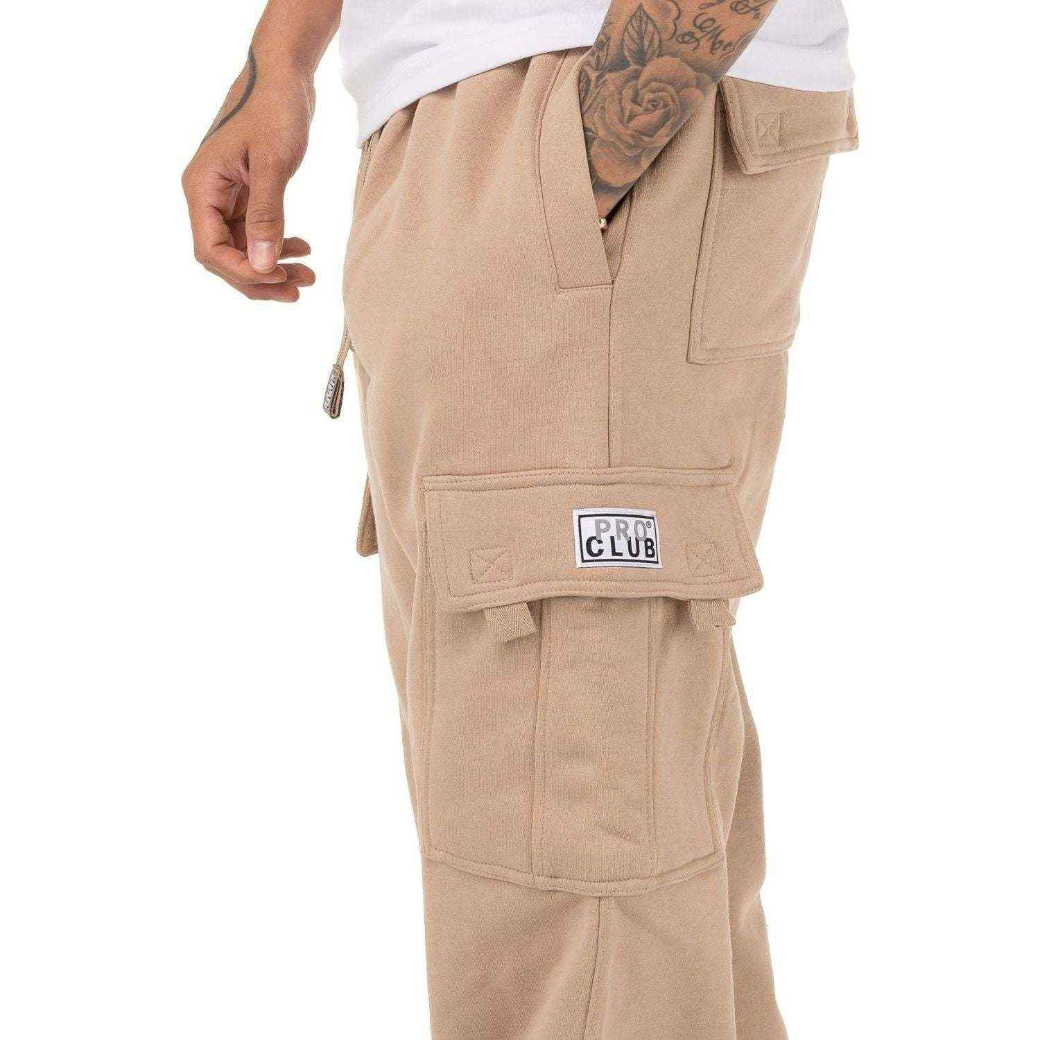 Pro Club Men's Cargo Sweatpants - Sphinx Fashion Club 