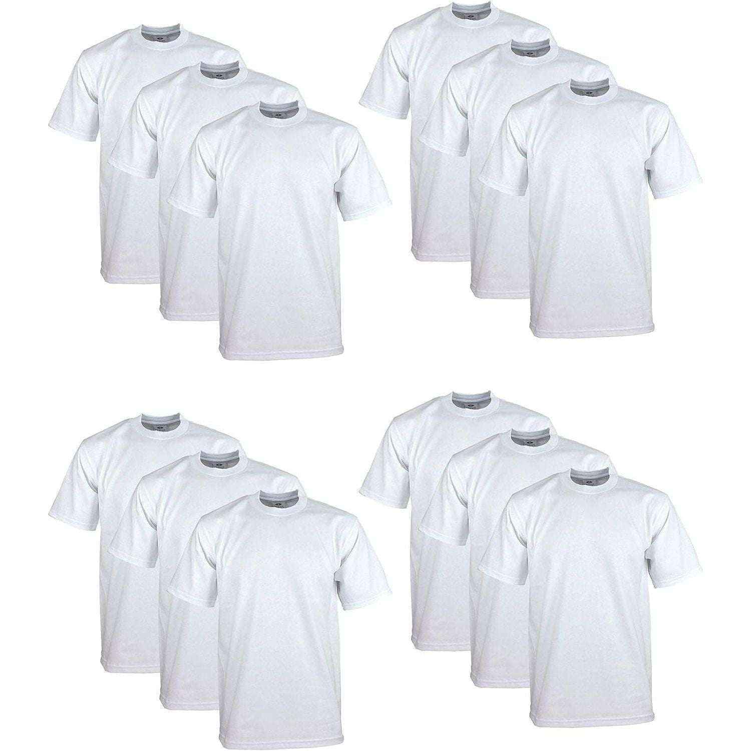 12 Pro Club Men's Heavyweight T-Shirts Short Sleeve - Sphinx Fashion Club
