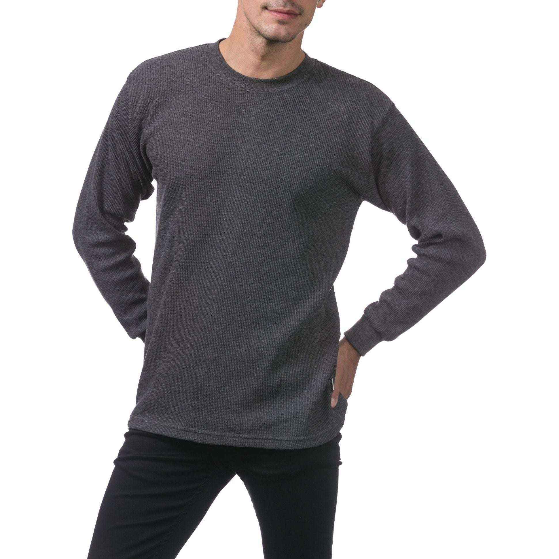 Pro Club Heavyweight Thermal Top for Men - Cotton Long Sleeve - Sphinx Fashion Club