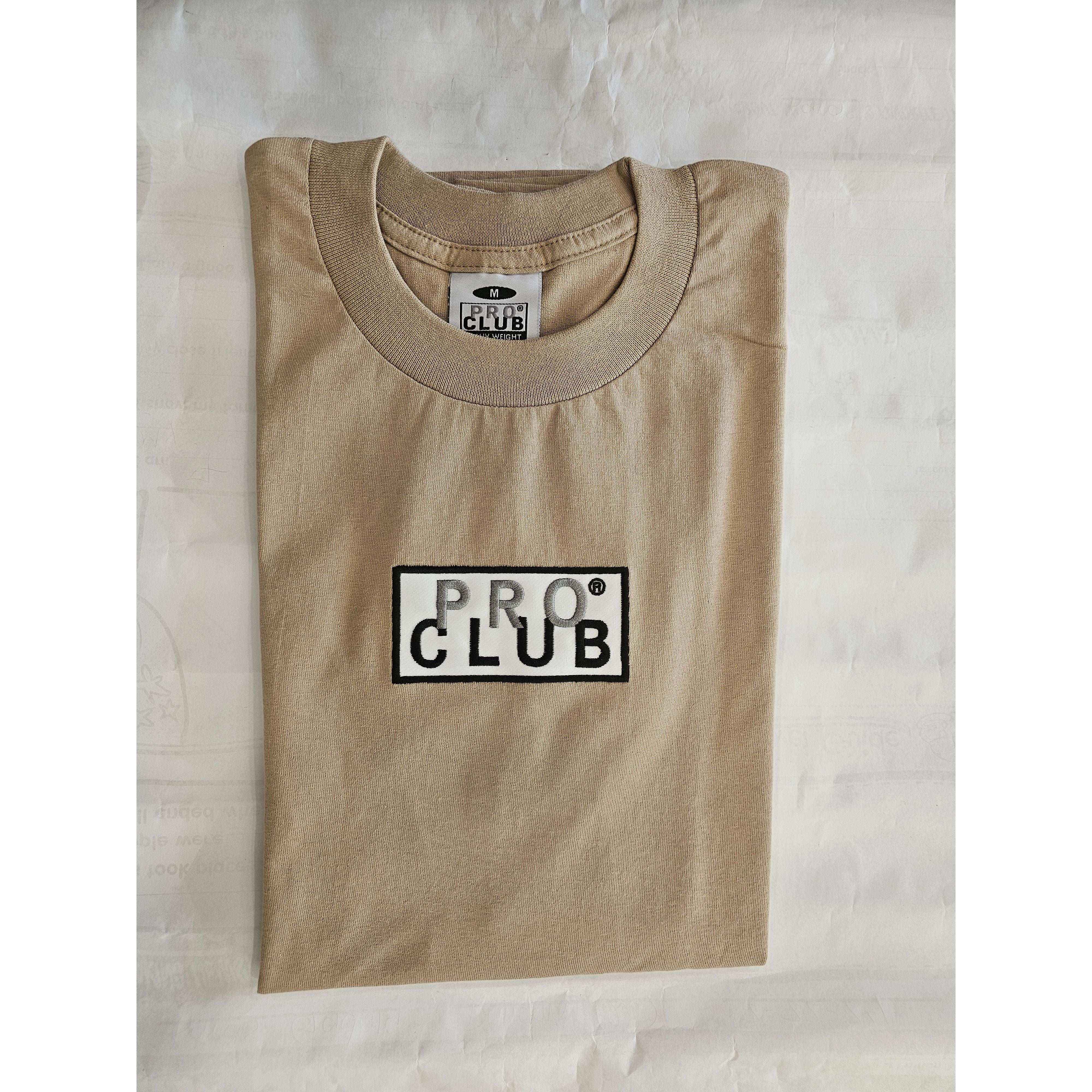 Pro Club Box Logo T-Shirt - Short Sleeve Tee - Sphinx Fashion Club