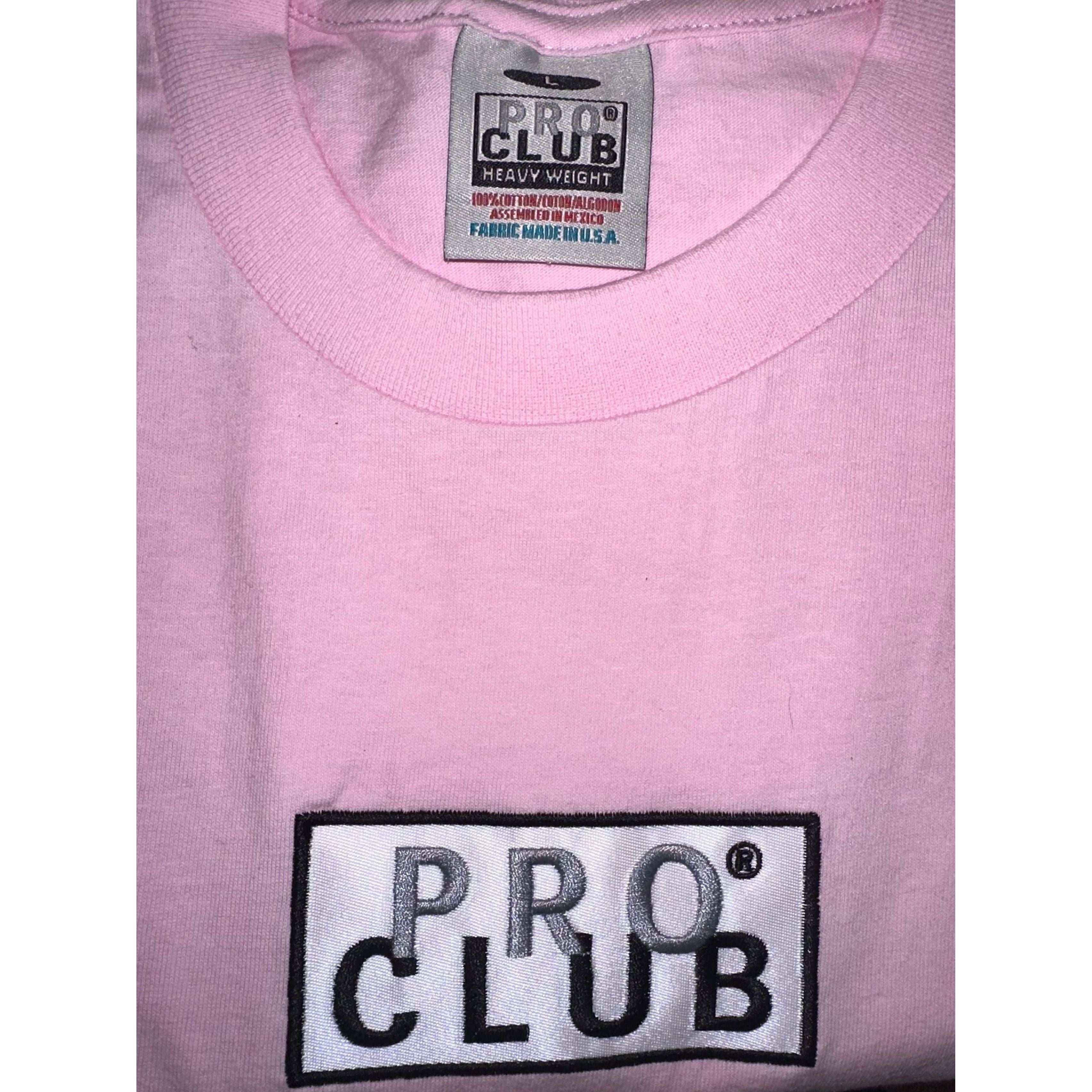 Pro Club Box Logo T-Shirt - Short Sleeve Tee - Sphinx Fashion Club