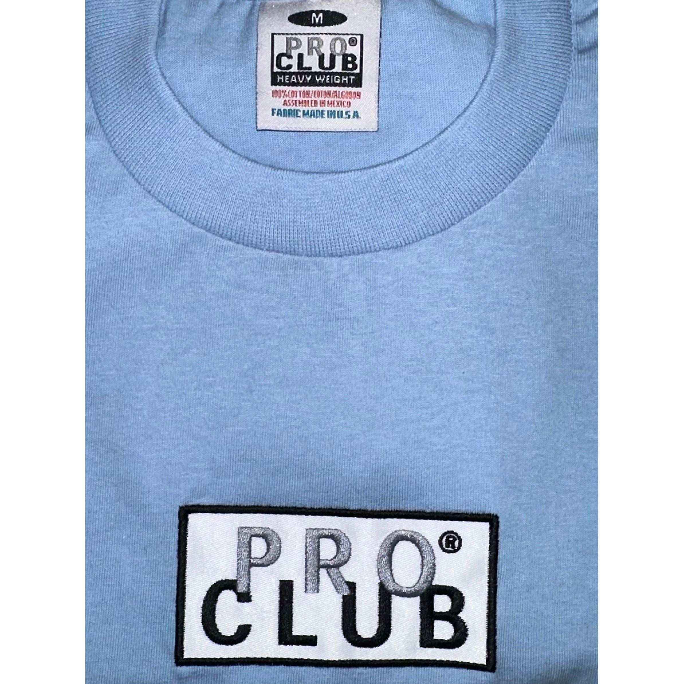 Pro Club Box Logo T-Shirt - Short Sleeve Tee - Sphinx Fashion Club