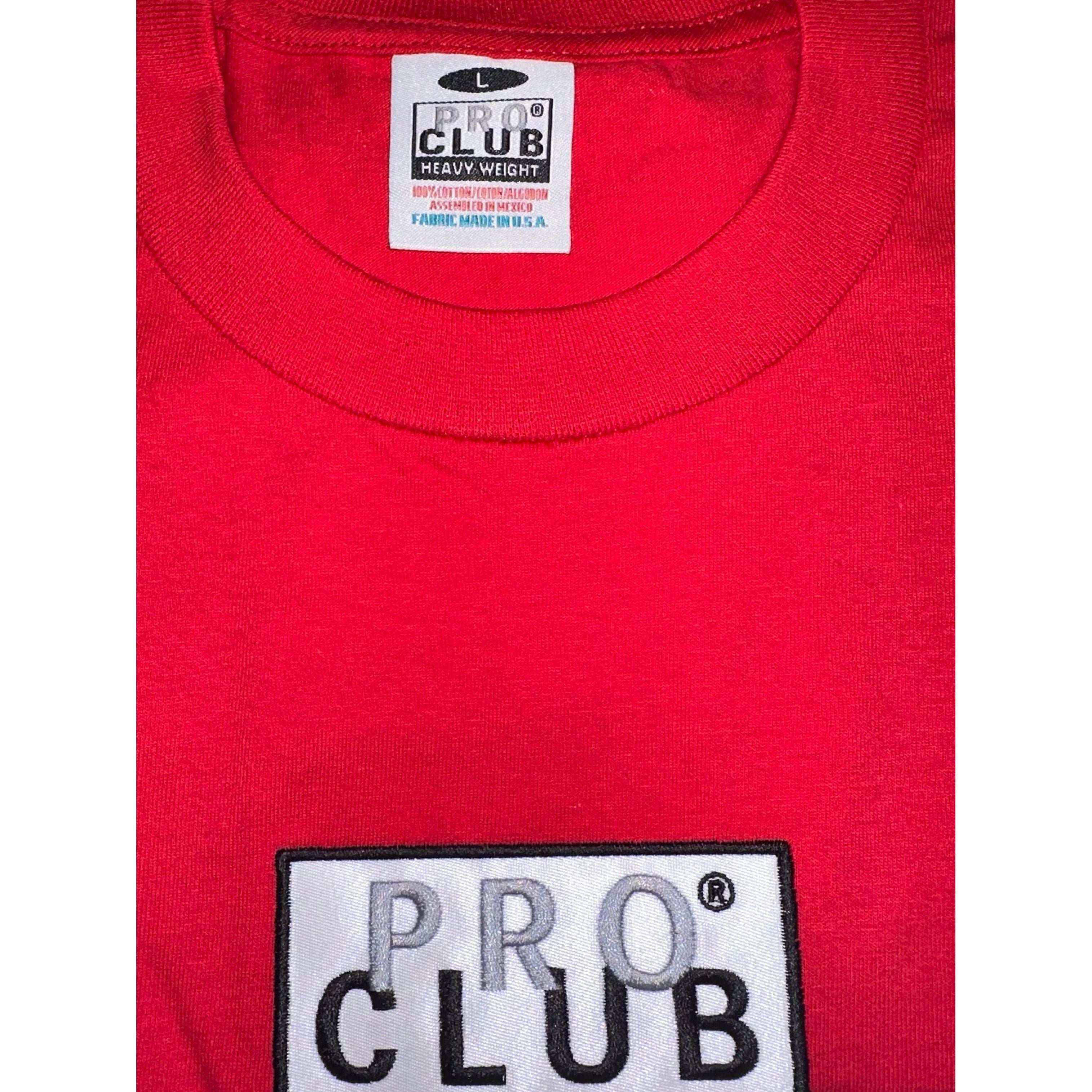 Pro Club Box Logo T-Shirt - Short Sleeve Tee - Sphinx Fashion Club