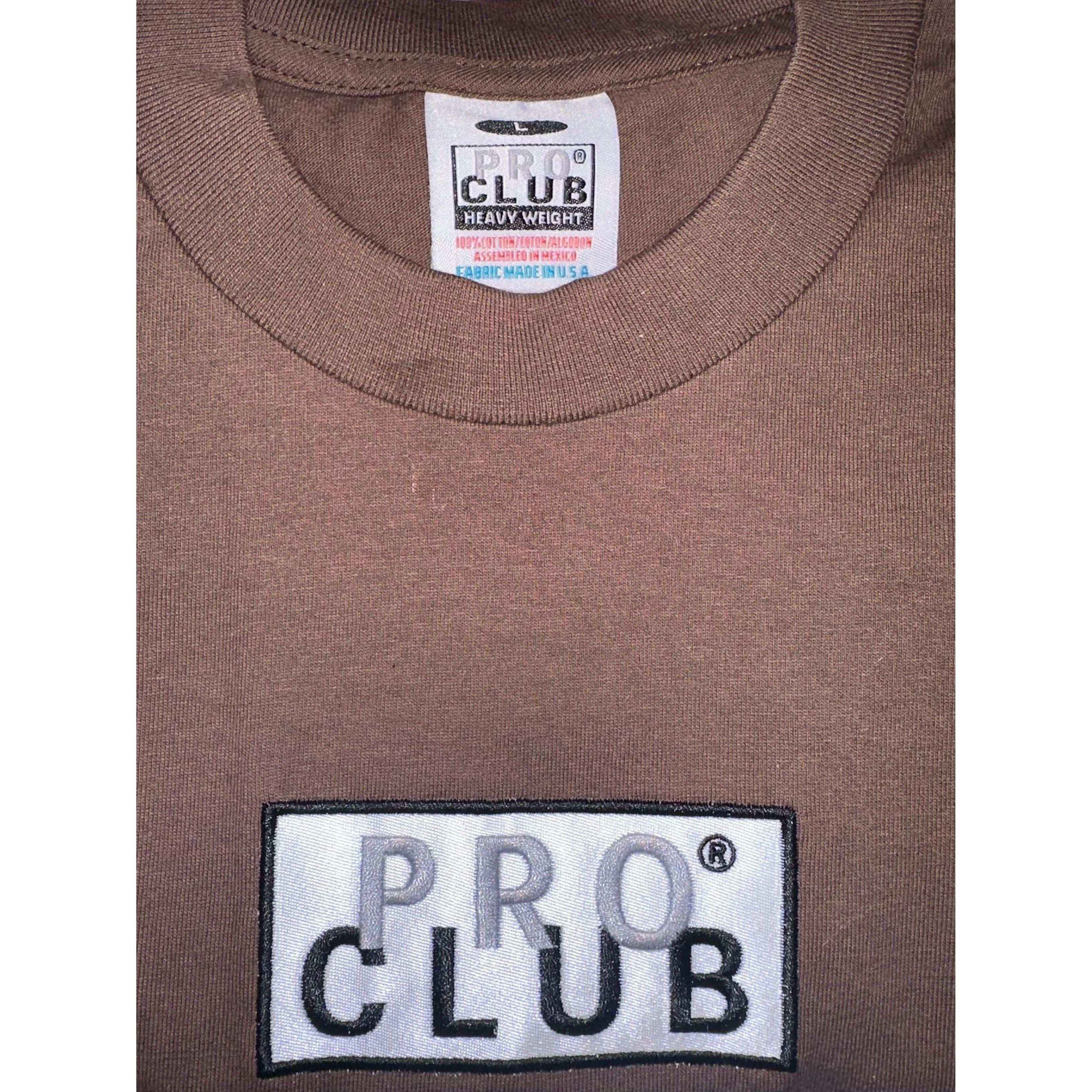 Pro Club Box Logo T-Shirt - Short Sleeve Tee - Sphinx Fashion Club