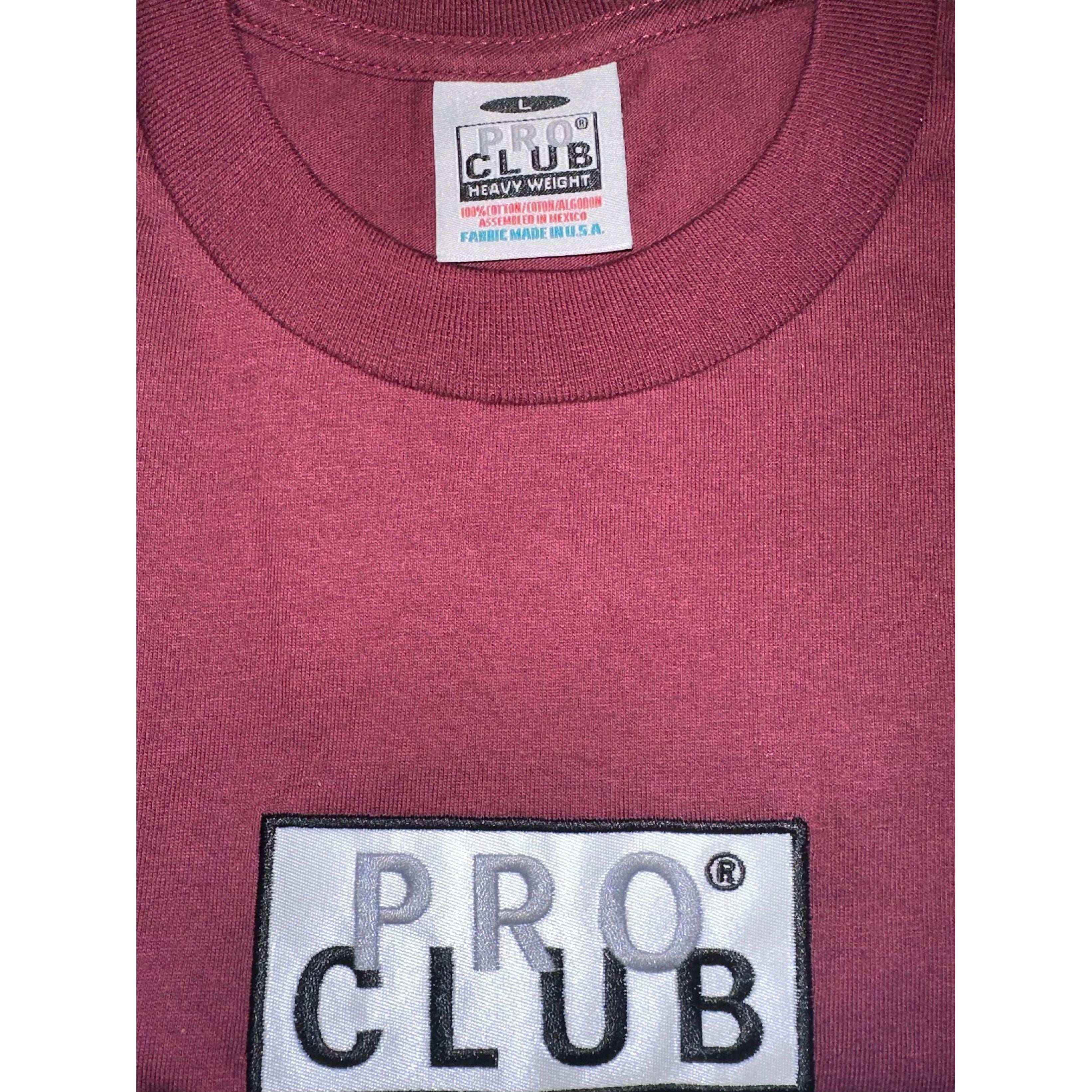 Pro Club Box Logo T-Shirt - Short Sleeve Tee - Sphinx Fashion Club