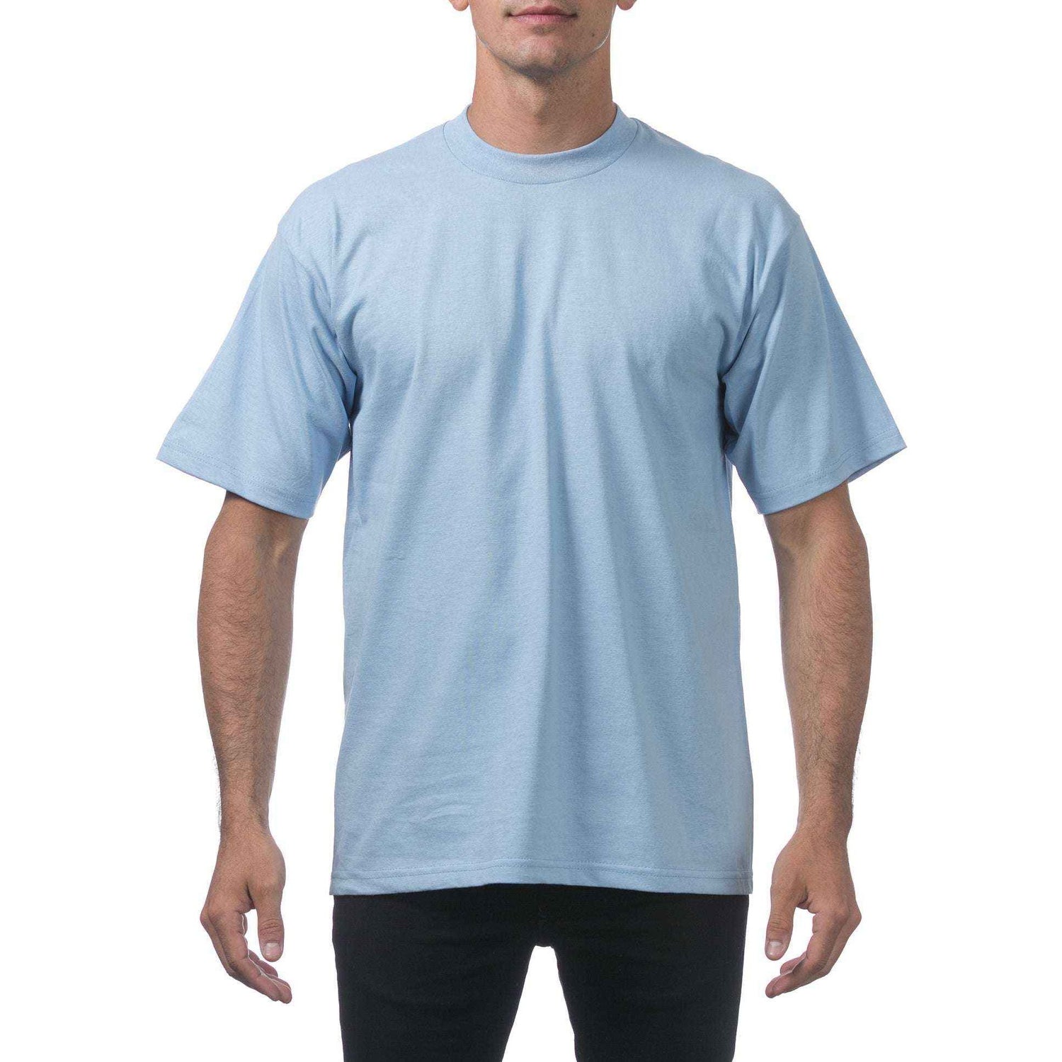 Pro Club Heavyweight Cotton T-Shirt for Men - Short Sleeve Crew Neck - Sphinx Fashion Club