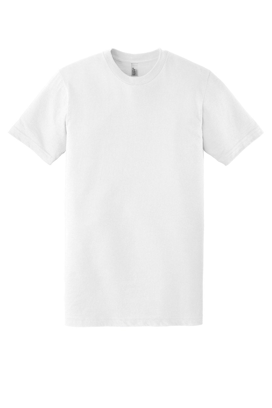 White S&S American Apparel Unisex Fine Jersey T-Shirt