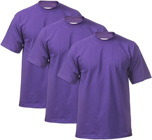 3 Pack Pro Club Men's Heavyweight Short Sleeve T-Shirt