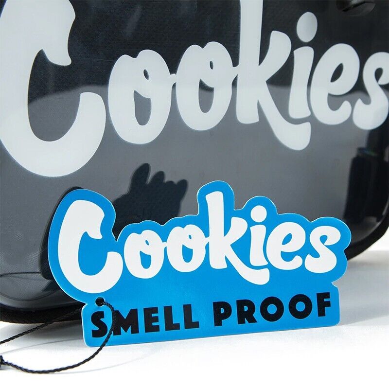 Cookies Floatable Tote Clear with Shoulder Strap Black