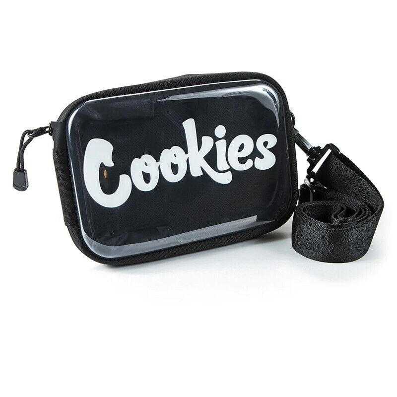 Cookies Floatable Tote Clear with Shoulder Strap Black