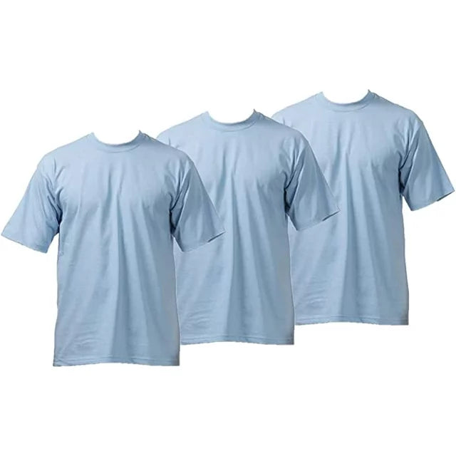 3 Pack Pro Club Men's Heavyweight Short Sleeve T-Shirt