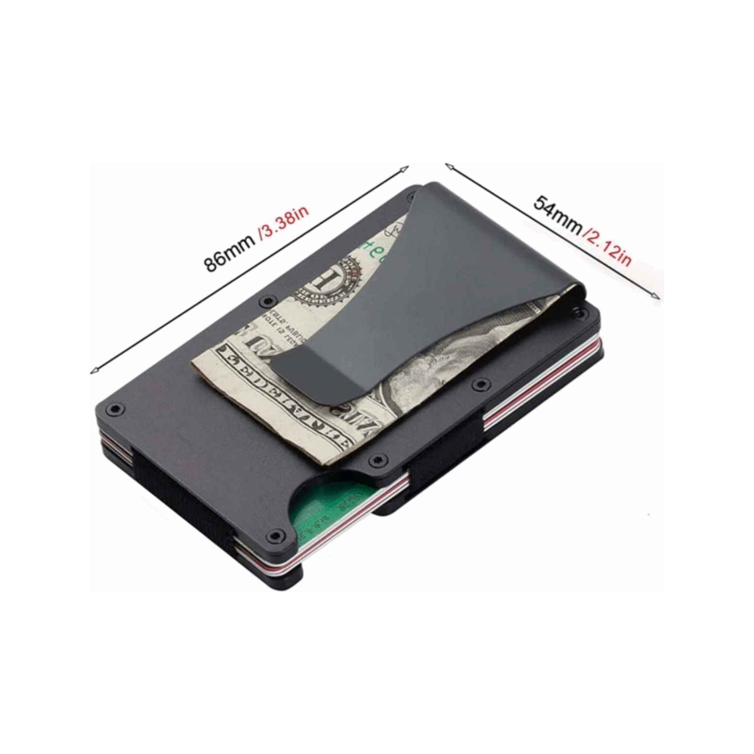RFID Blocking Metal Wallet Clip - Secure Your Cards - Sphinx Fashion Club 
