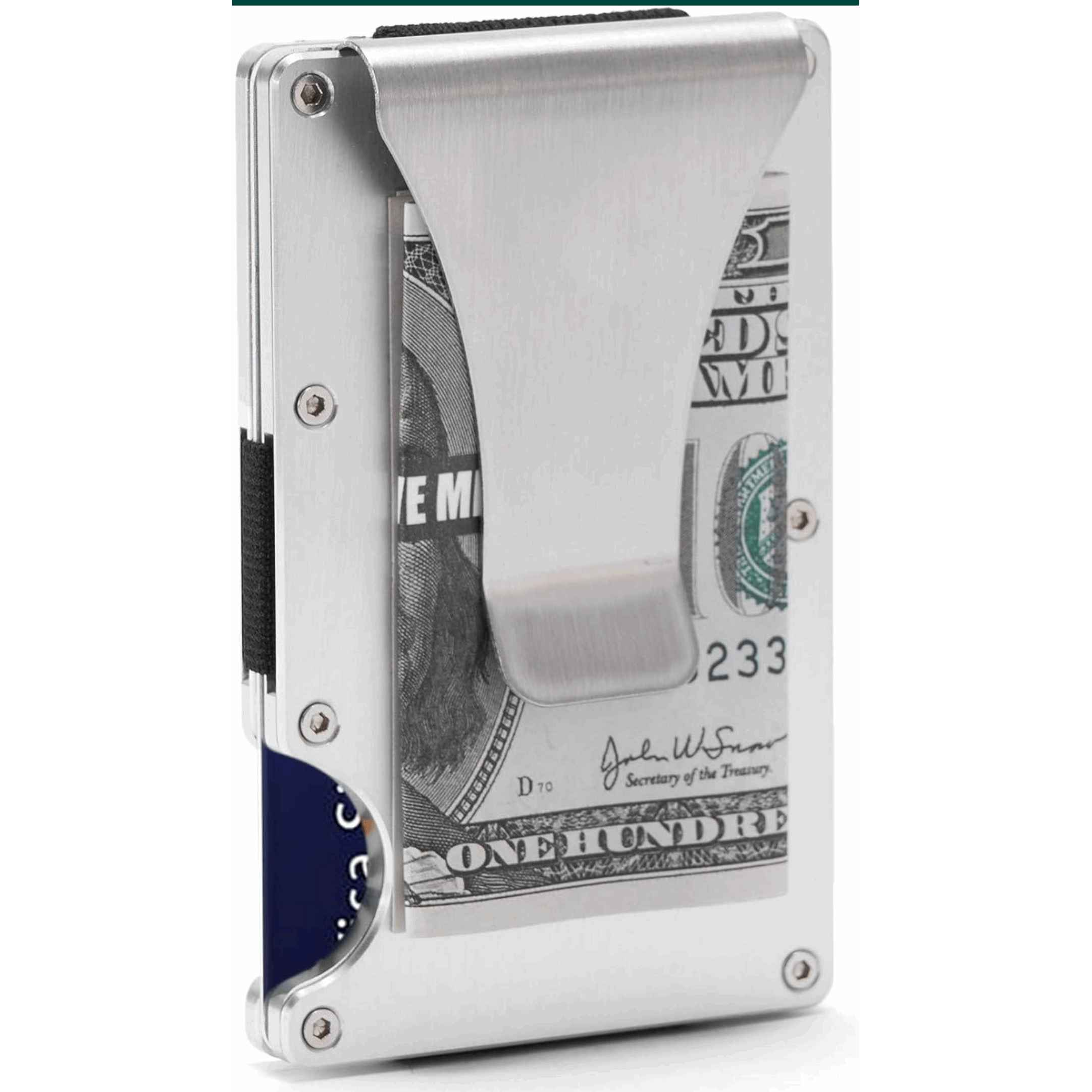 RFID Blocking Metal Wallet Clip - Secure Your Cards - Sphinx Fashion Club 